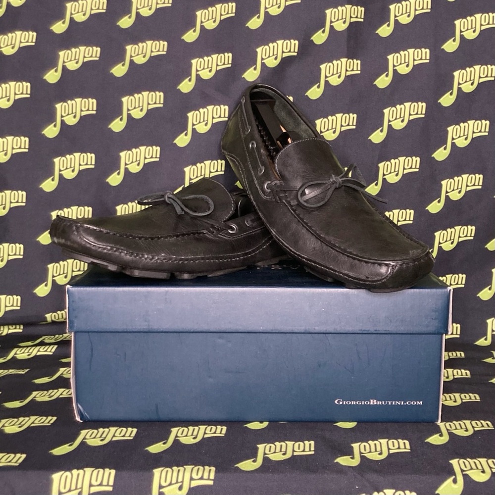 Men’s Giorgio Brutini Leather Moccasin Boat Shoe